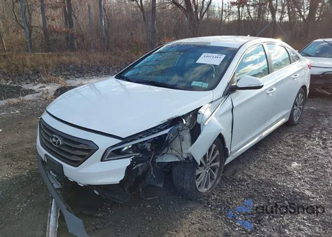 2017 Hyundai Sonata Sport из США, поврежденный, VIN 5NPE34AF9HH497250